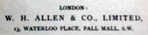 W. H. Allen & Co. Ltd
