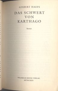 Das Schwert von Karthago