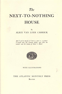 The Next-to-Nothing House