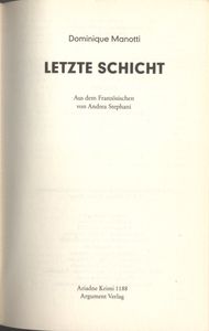 Letzte Schicht