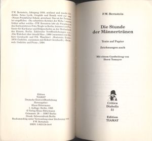 Die Stunde der Männertränen