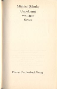 Unbekannt verzogen