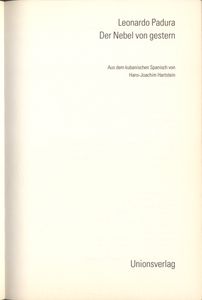 Der Nebel von gestern
