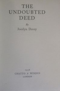 The Undoubted Deed