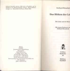 Das Blöken der Lämmer: Die Linke und der Kitsch