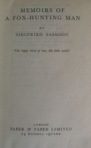 Memoirs of a Fox-Hunting Man