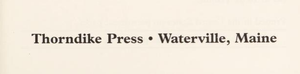 Thorndike Press