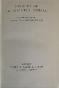 Memoirs of an Infantry Officer
