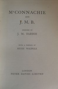 M'Connachie and J. M. B.