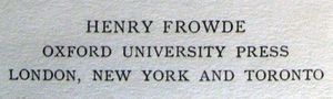 Henry Frowde