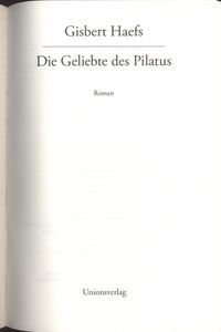Die Geliebte des Pilatus