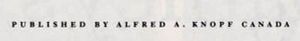 Alfred A. Knopf Canada
