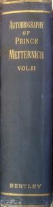 Memoirs of Prince Metternich; 1773-1815, Vol. II