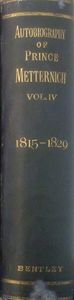 Memoirs of Prince Metternich; 1815-1829, Vol. IV