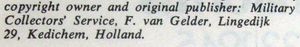 Military Collectors' Service
