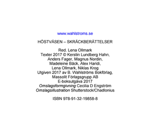 Höstväsen: skräckberättelser