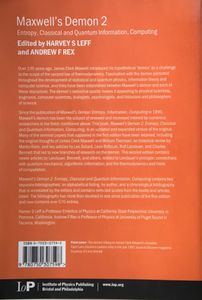 Maxwell's Demon 2: Entropy, Classical and Quantum Information, Computing