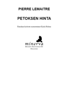 Petoksen hinta