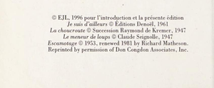 La Dimension fantastique : Treize nouvelles de E.T.A. Hoffmann à Claude Seignolle