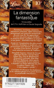 La Dimension fantastique : Treize nouvelles de E.T.A. Hoffmann à Claude Seignolle
