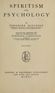 Spiritism and Psychology