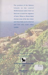 Where to Watch Birds and other wildlife in Malta