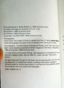 Krautrocksampler: One Head's Guide To The Great Kosmische Musik - 1968 Onwards