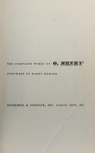 The Complete Works of O. Henry