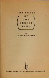 The Curse of the Bronze Lamp