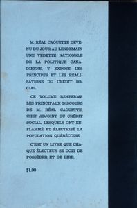 Réal Caouette vous Parle