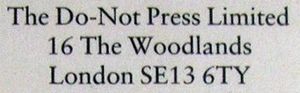The Do-Not Press Limited