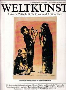 Weltkunst 51. Jahrgang - Nummer 02 / 15. Januar 1981