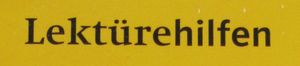 Klett Lektürehilfen