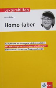 Klett Lektürehilfen Homo Faber