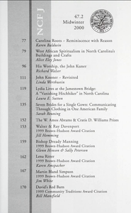 North Carolina Folklore Journal 47.2