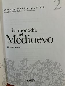 Storia della musica - vol. 02 - La monodia nel Medioevo