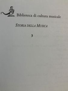 Storia della musica - vol. 03 - La polifonia nel Medioevo