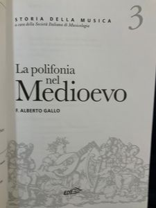 Storia della musica - vol. 03 - La polifonia nel Medioevo