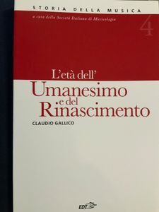 Storia della musica - vol. 04 - L'età dell'Umanesimo e del Rinascimento