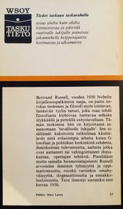 Filosofiaa Jokamiehelle: Ja Muita Esseitä