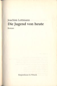 Die Jugend von heute
