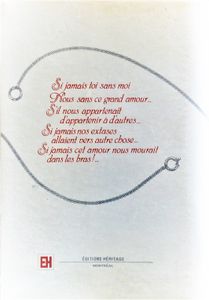 Si Jamais Cet Amour...