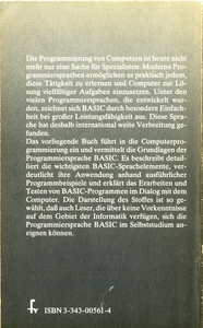 BASIC: Einführung in das Programmieren