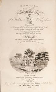 Memoirs of the Life of the Late John Mytton Esq.