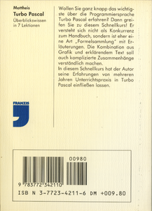 Turbo Pascal: Gründlicher Überblick in 7 Lektionen