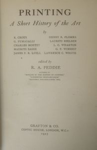 Printing: A Short History of the Art