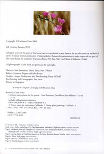 California Native Plants for the Garden