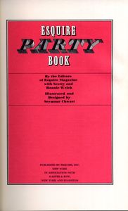 Esquire Party Book
