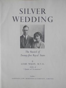 Silver Wedding 1923-1948