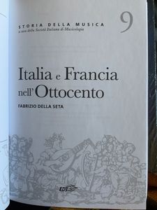 Storia della musica - vol. 09 - Italia e Francia nell'Ottocento